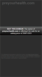 Mobile Screenshot of preyourhealth.com